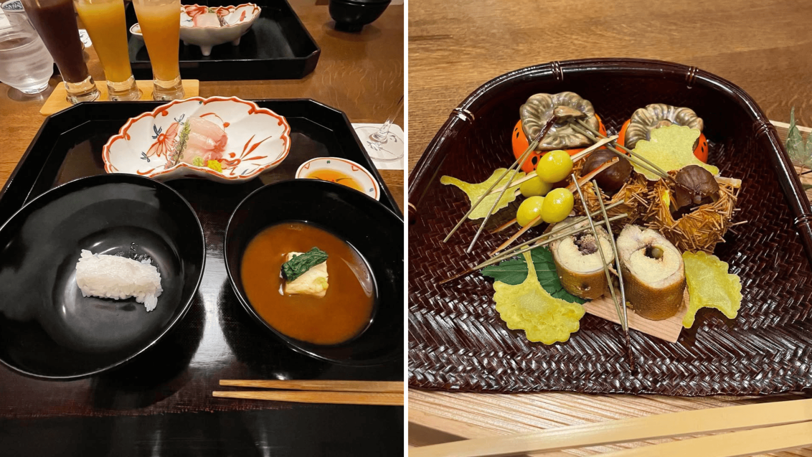 笛吹川温泉 坐忘の茶料理