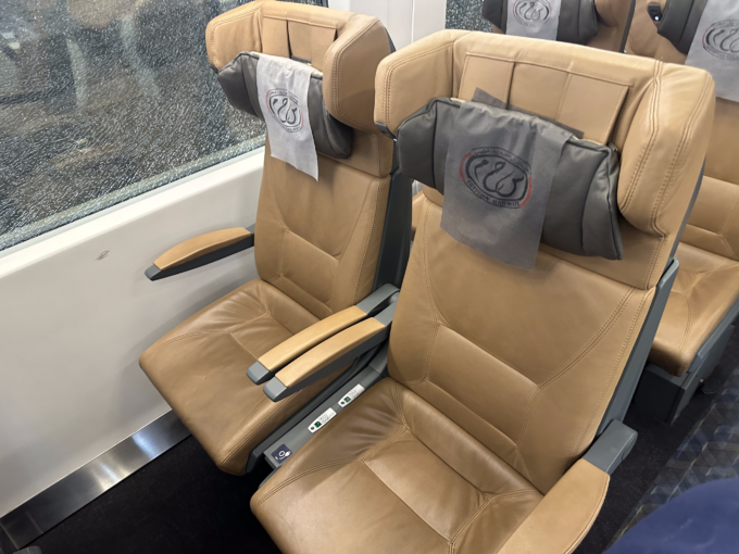 スペイン列車タルゴの座席