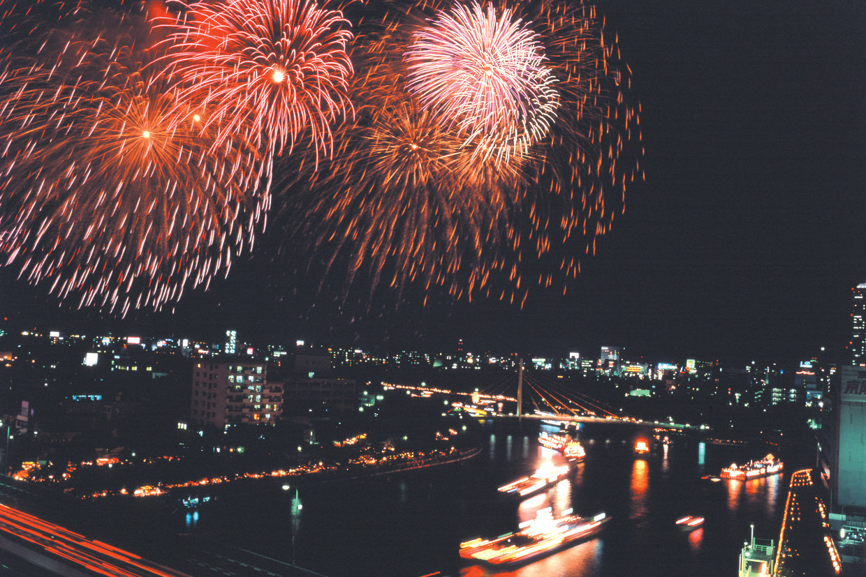 天神祭 花火