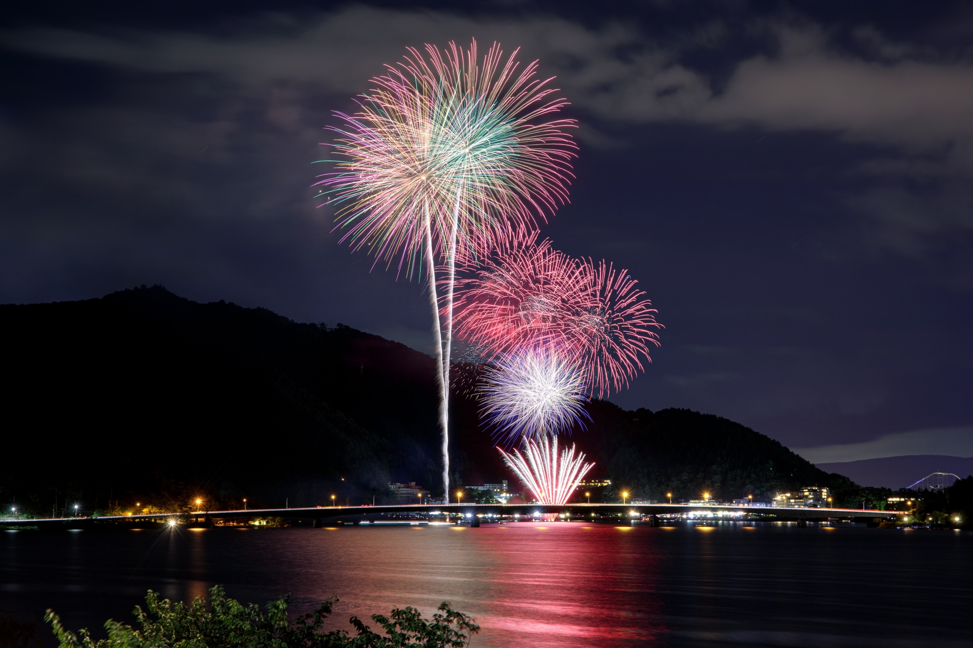 河口湖湖上祭