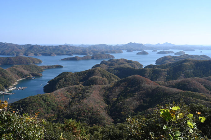 対馬の風光明媚な海域
