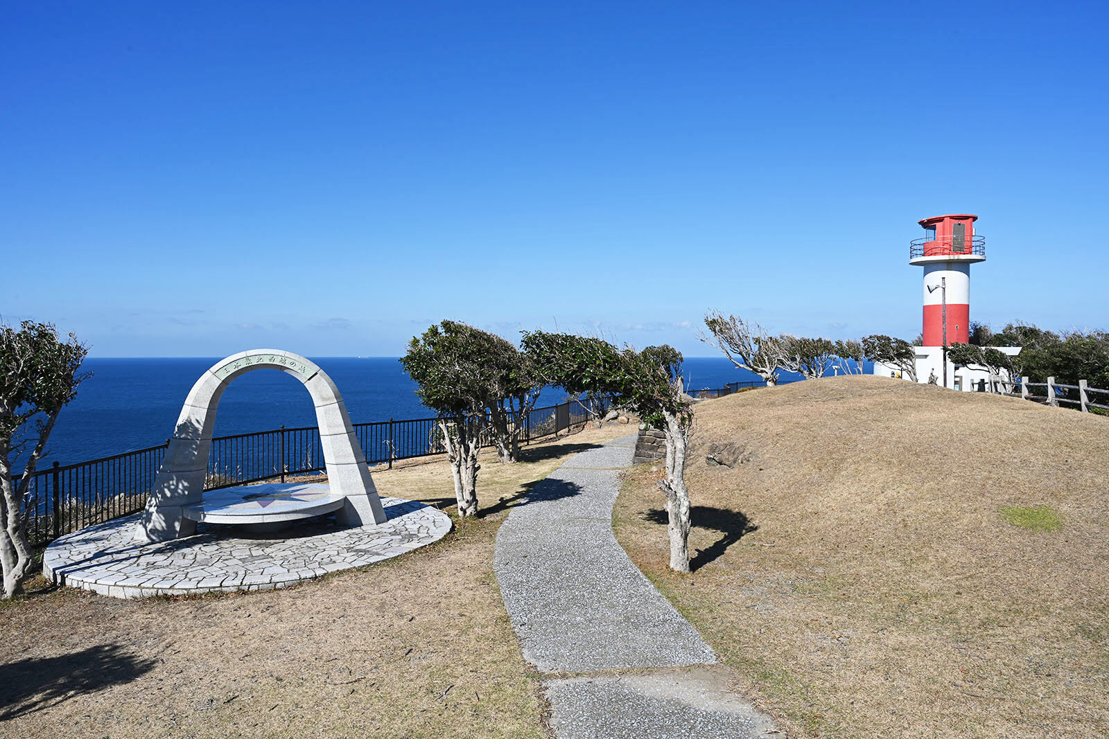 対馬・棹崎公園の展望ポイント