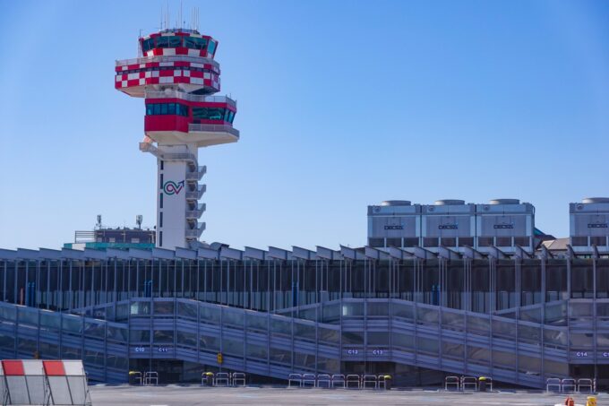 イタリア、ローマのレオナルド・ダ・ヴィンチ国際空港（フィウミチーノ空港）