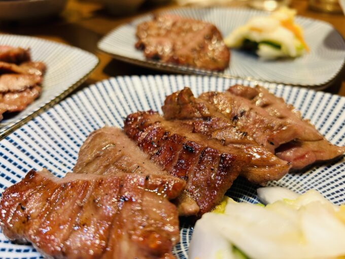 仙台名物の牛たん焼き