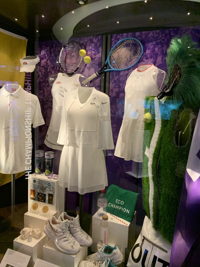 ウィンブルドン博物館の展示物