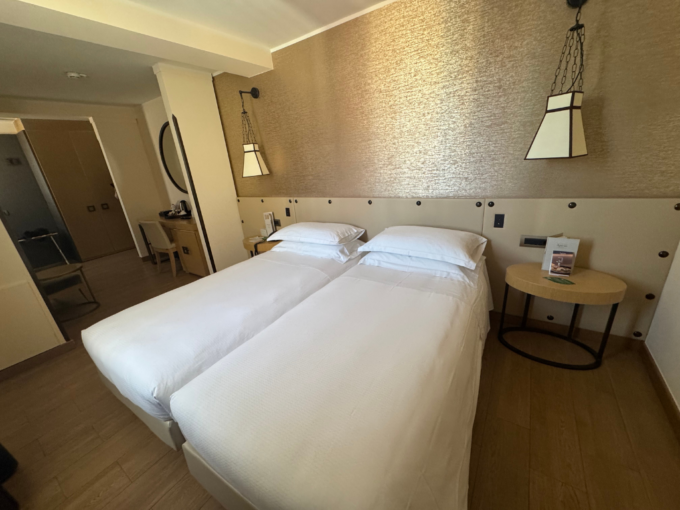 ローマのホテル「Starhotels Metropole」の客室