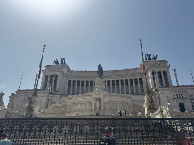 ローマにあるヴィットーリオ・エマヌエーレ2世記念堂