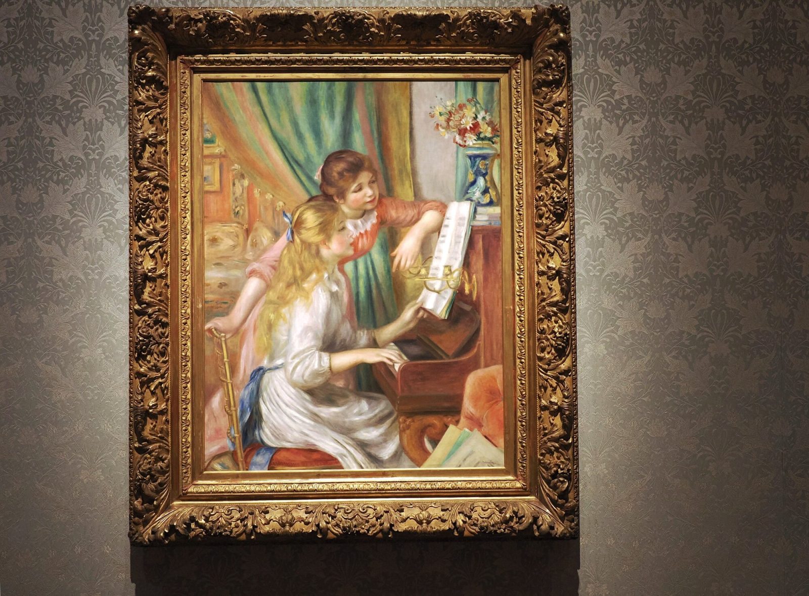 国立西洋美術館に展示された絵画