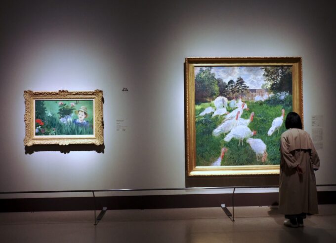 国立西洋美術館に展示された、オルセー美術館の美術品