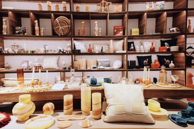 大エジプト博物館（GEM）のお土産ショップ