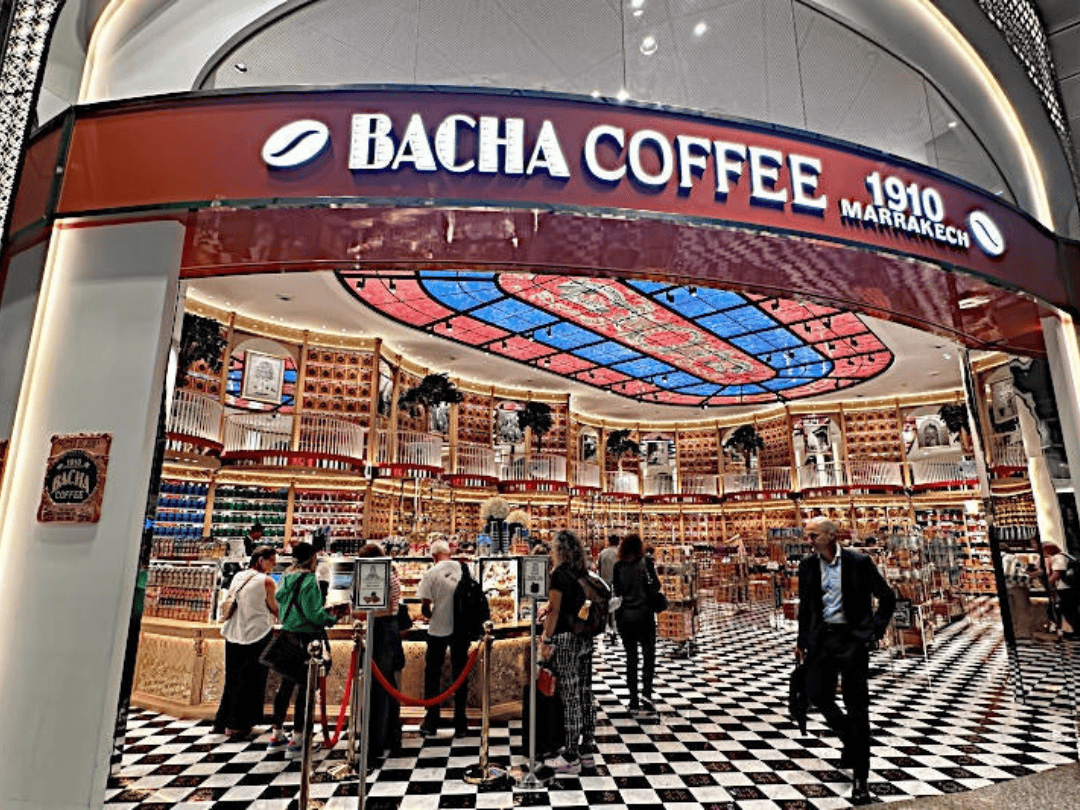 チャンギ空港内のBacha Coffee
