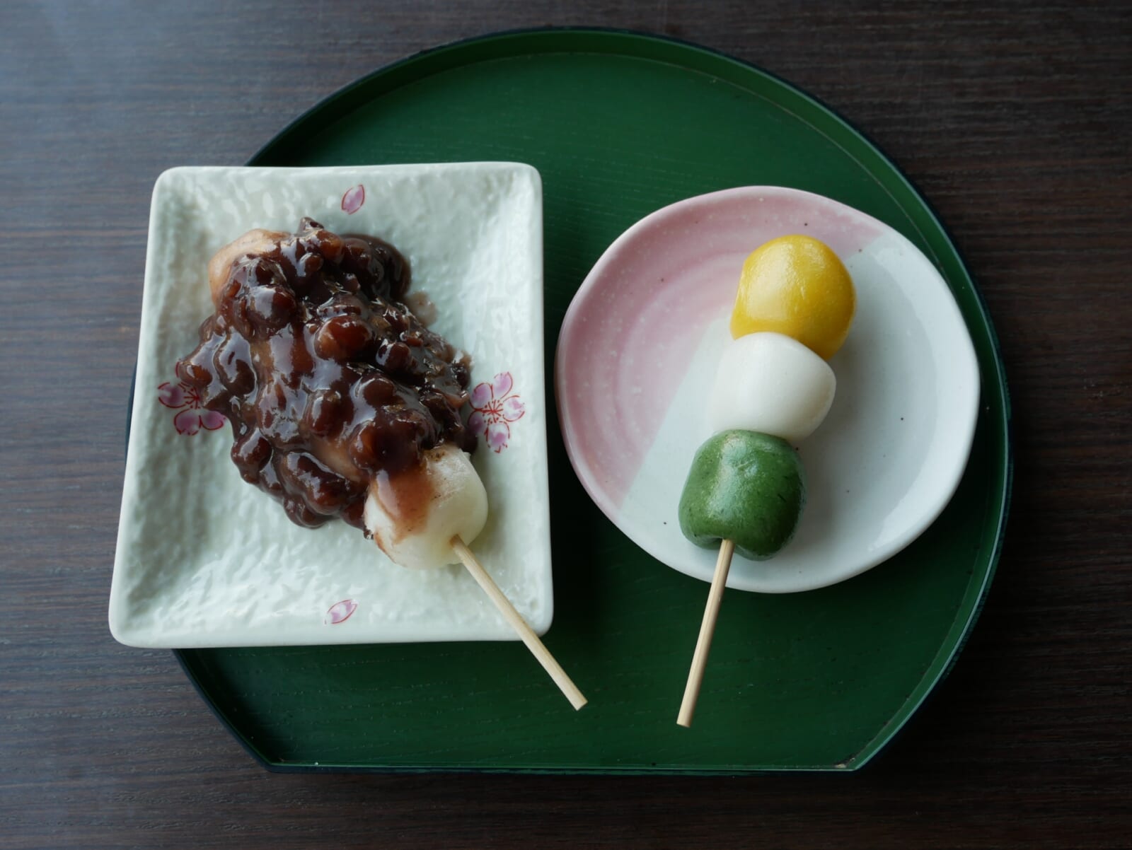 三色団子とあんこ餅
