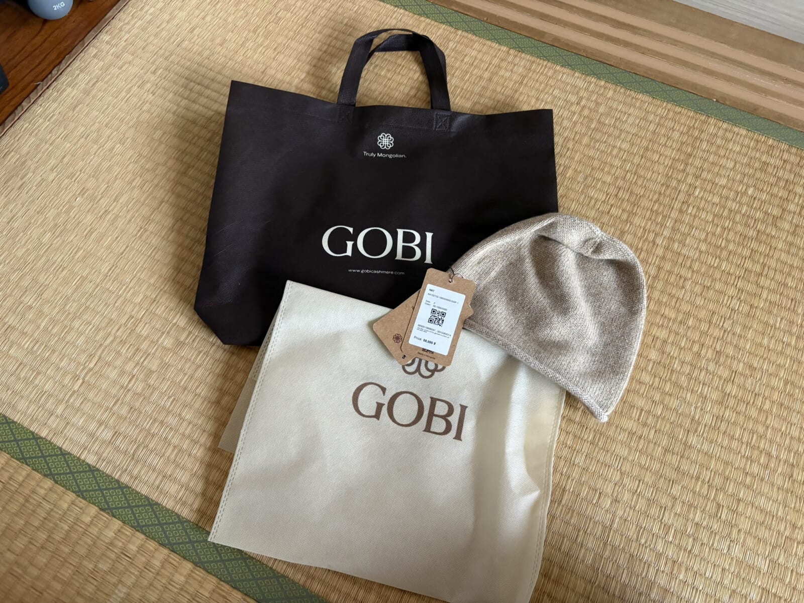GOBIで購入したニット帽
