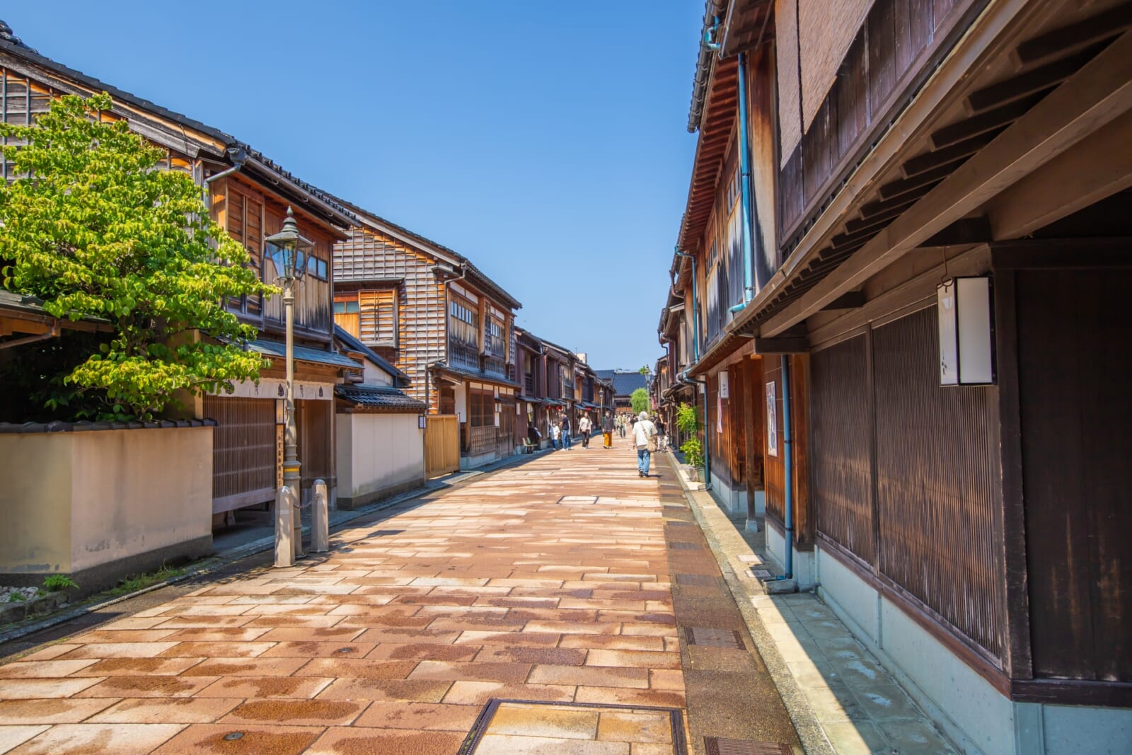 石川県・金沢市　ひがし茶屋街の風景